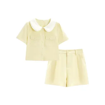 Love To Serve Casual Suit Women's Yellow