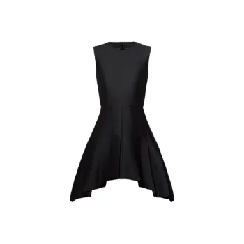 LOUIS VUITTON Asymmetrical Box Pleat Dress