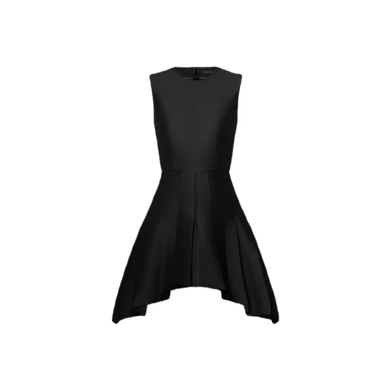 LOUIS VUITTON Asymmetrical Box Pleat Dress-0
