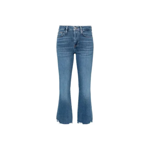 FRAME Le Crop Mini Boot Mid Rise Jeans