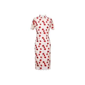 JINYE ORIENTAL Cheongsam Women's Champagne