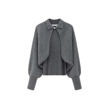 VIKTORIACHAN Casual Suit Women's Gray