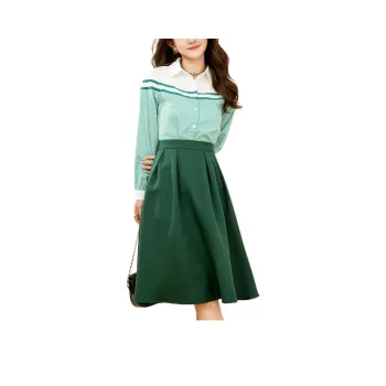 Wbwq Skirt Set Women's Pine Green