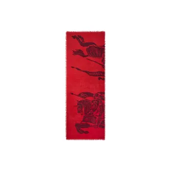 Burberry Ekd Wool Scarf