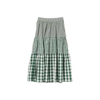 Beams Casual Long Skirts Women's Green