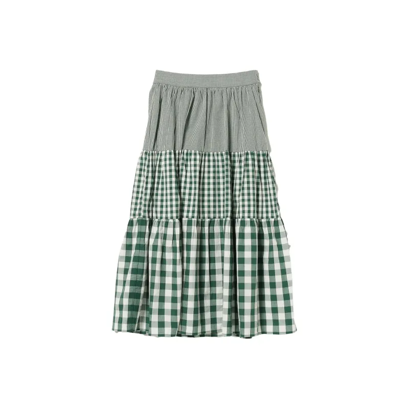 Beams Casual Long Skirts Women's Green-0