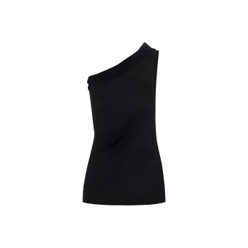 RICK OWENS Athena Asymmetric Neck Top