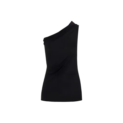 RICK OWENS Athena Asymmetric Neck Top