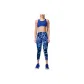 Blue with Luxurious Floral Print