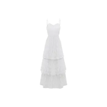 Local Gal Slip Dress Women's White