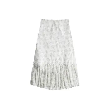 Hollister Casual Long Skirts Women's White