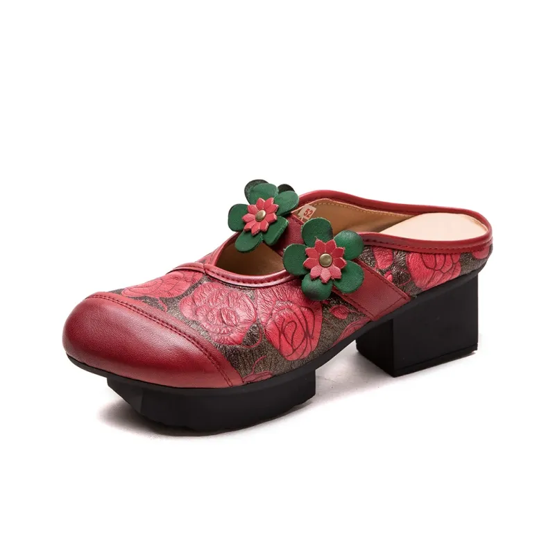 Jay Rubber Sole Closed Toe Slippers Women's-5