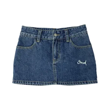 MeiHaoStore Casual Short Skirts Women's Blue