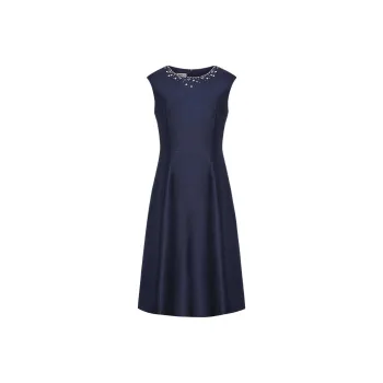 BBLLUUEE Sleeveless Dress Women's Ink Blue