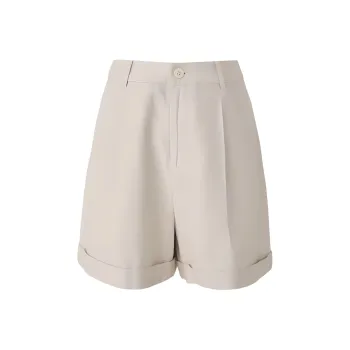 YALIDA Casual Shorts Women's Almond Beige