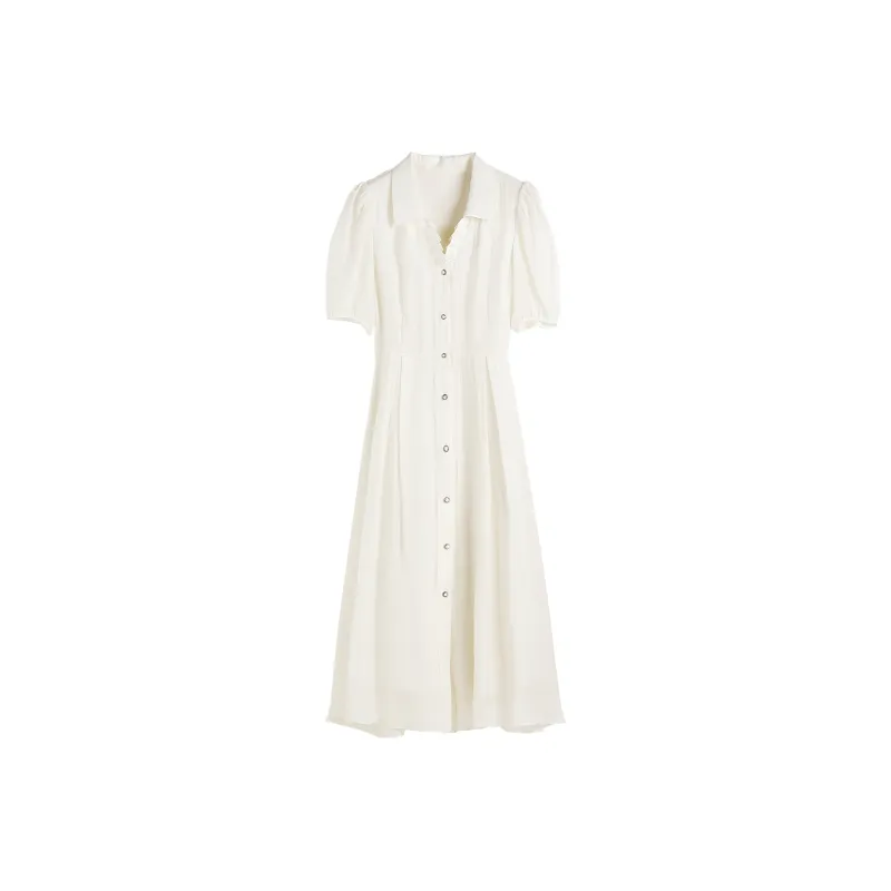 Hang Yi Court Short Sleeved Dress Women's-4