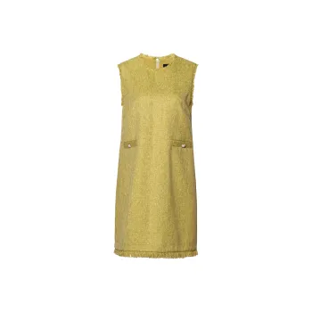ROEYSHOUSE Sleeveless Dress Women's Yellow Green