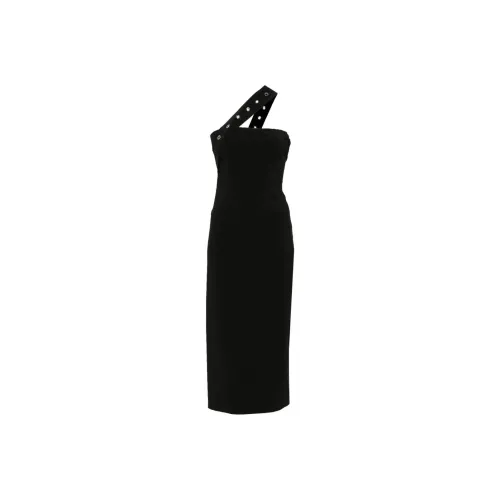 Patrizia Pepe Eyelet detail Midi Dress