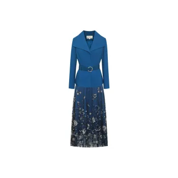 BBLLUUEE Skirt Set Women's Sea Blue