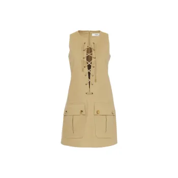 Chloé Laced Sleeveless Mini Dress