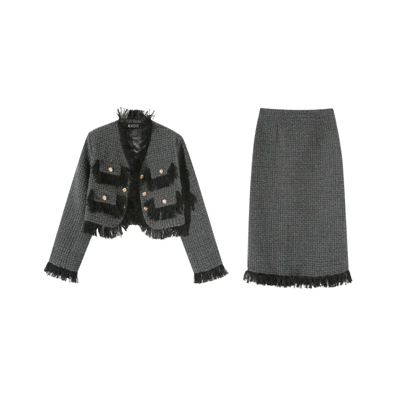 AHDO Two Piece Skirt Sets Women's-2