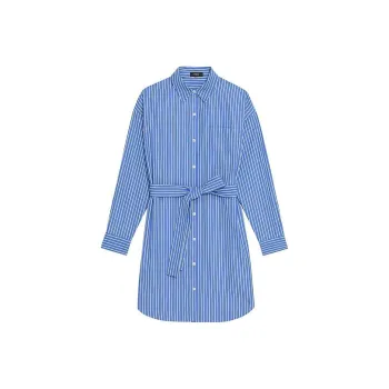 THEORY Long Sleeved Dress Women's Dark Blue
