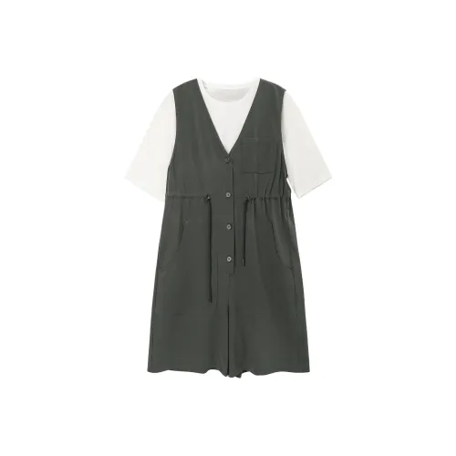 Fragment Casual Suit Women's Gray White