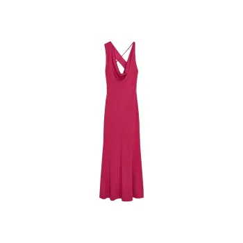 ZARA Sleeveless Dress Women's Raspberry