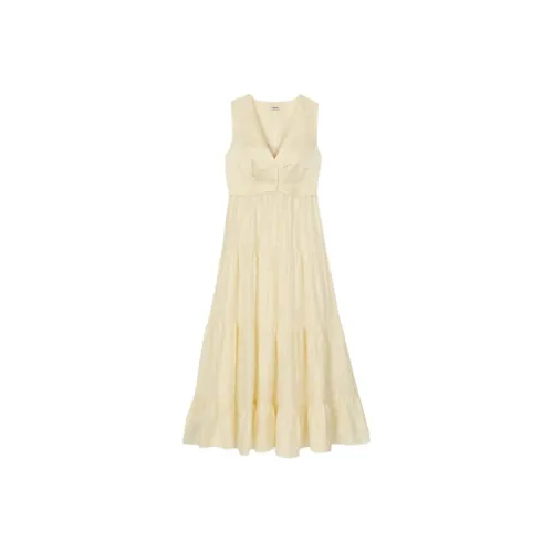 Sandro Linen Maxi Dress