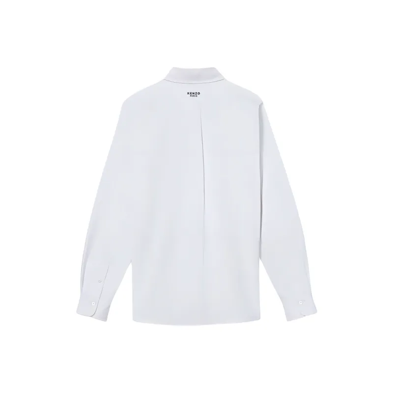 KENZO Boke Flower Embroidered Oxford Shirt-1