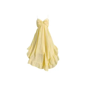 SECFLY OFFICIAL Slip Dress Women's Lemon