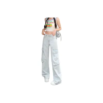 YINLEI Jeans Women's Light Blue