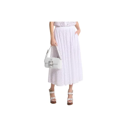 MICHAEL KORS Leopard Corded Lace Midi Skirt