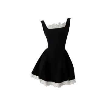 PUREIDOL Slip Dress Women's Black