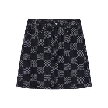 I'M ONE Denim Short Skirts Women's Denim Black