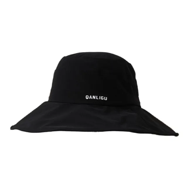 Fishing For Bears Polyester Bucket Hats Unisex-0