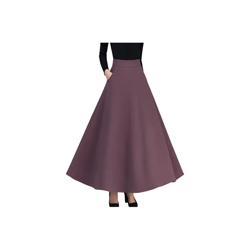 Mapping Casual Long Skirts Women's-3