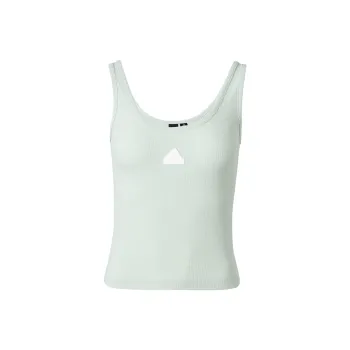 Adidas Sleeveless Sports Shirts Women's Linen Green