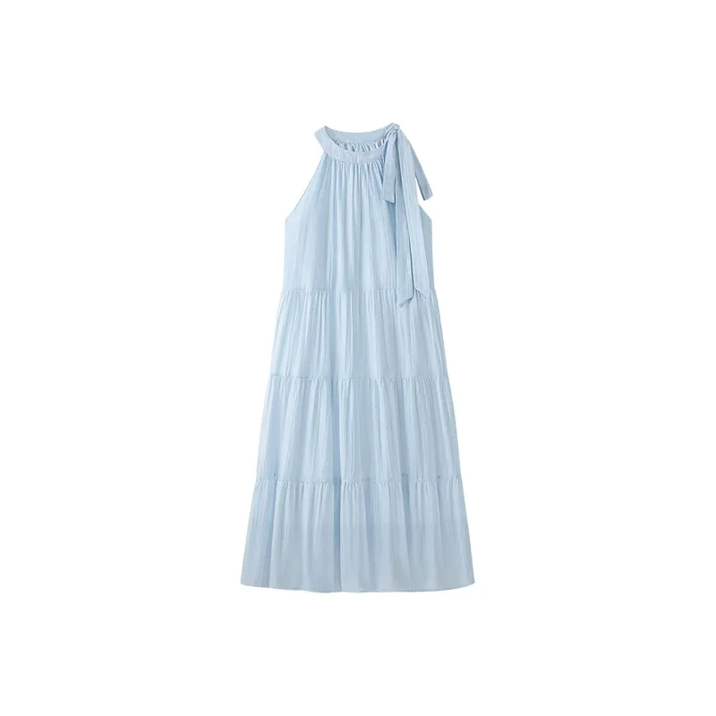 Cypress House Sleeveless Dress Women's Light Blue-0
