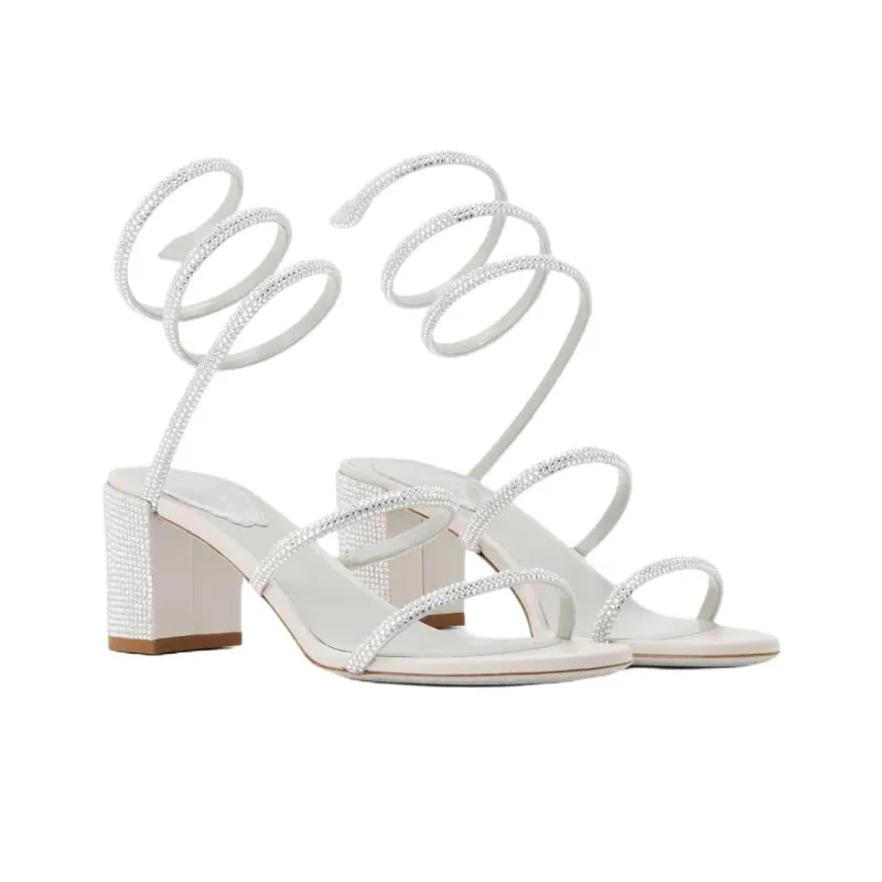 RENE CAOVILLA Cleo 60mm Leather Sandals Women's-2