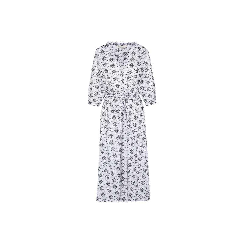 BARBOUR Long Sleeved Dress Women's White-0