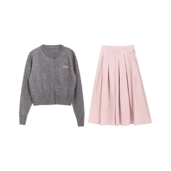 TWOPLUMGIRLS Two Piece Skirt Sets Women's