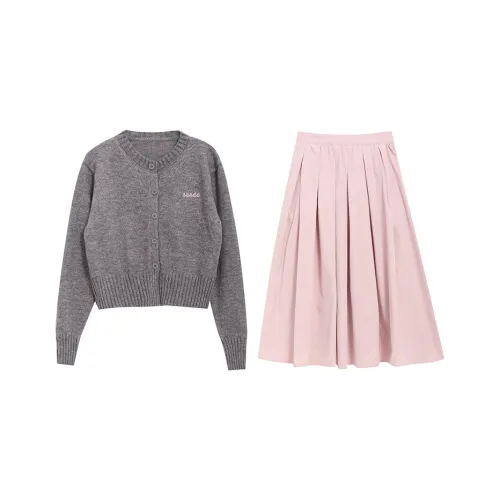 TWOPLUMGIRLS Two Piece Skirt Sets Women's
