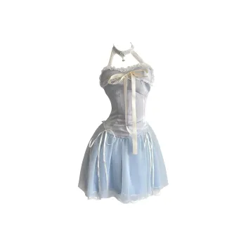 BDGU Slip Dresses Women's Blue