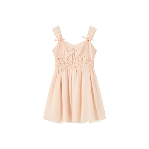 HUOLIDEDITU Slip Dress Women's Pink Sweetheart