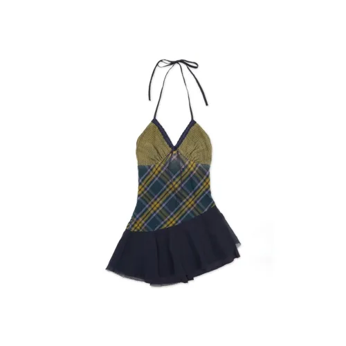 JOSR Slip Dresses Women's Yellow