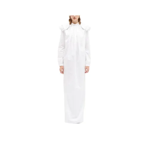 RAF VESTS Long-Sleeved Dresses Women's White