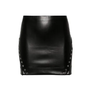 Patrizia Pepe Faux-leather Mini Skirt