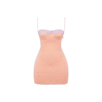 HOUSE OF CB HARPER Slip Dress Women's SORBET/Ice Cream Color