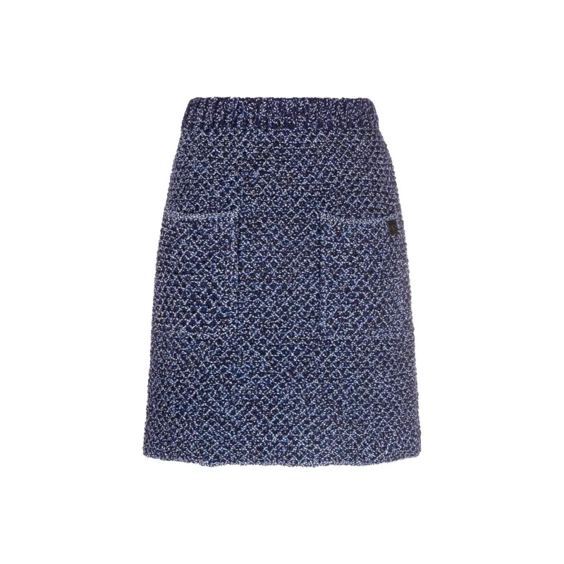 Ferragamo High waisted Tweed Miniskirt-0